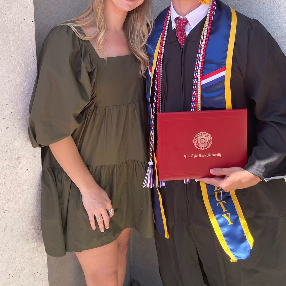 a new day Olive Smocked Neckline Dress